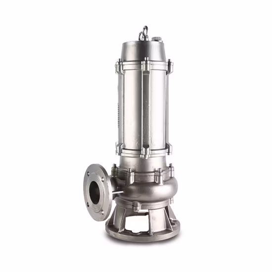 Bomba sumergible de aguas residuales para lodos para tratamiento de aguas residuales